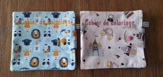 Cahier de coloriage lavable 
