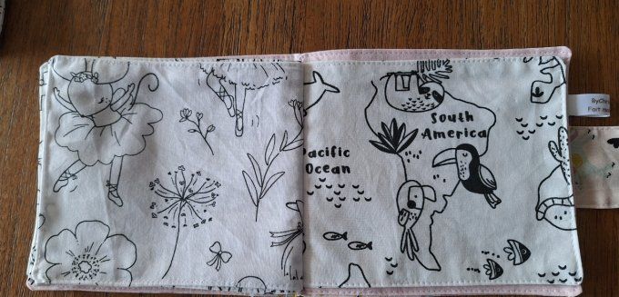 Cahier de coloriage lavable 