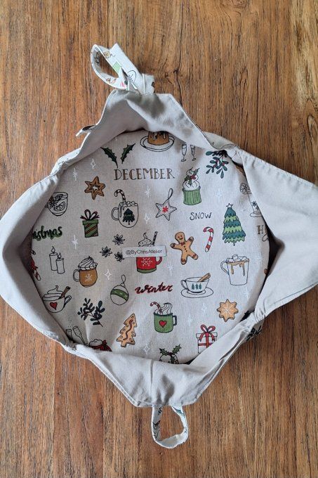 Sac à tarte et sa charlotte assortie